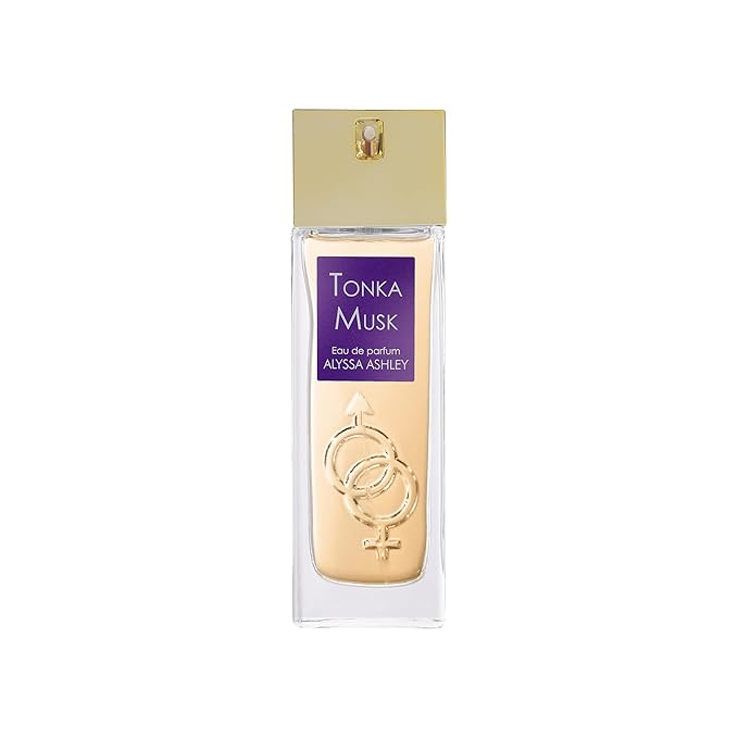 Alyssa Ashley Tonka Musk - Perfumes for Women and Cologne for Men - Long Lasting Amber Fragrance - Mens Cologne - 1.7 oz EDP Spray