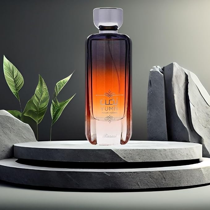 RASASI Yumn Eau De Parfum Spray 100ML (3.38 OZ) Arabian Warm Spicy And Refreshing Men's Perfume, Long Lasting, Luxurious Scent