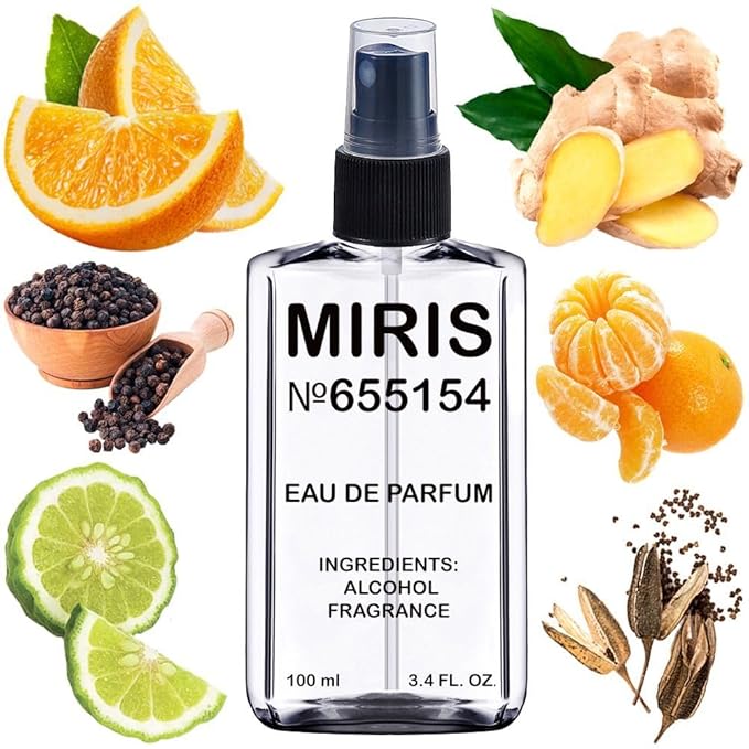 MIRIS No. 655154, Inspired by Whiplash, Long-Lasting Unisex Eau de Parfum for Women & Men, Spray 3.4 Fl Oz / 100 ml