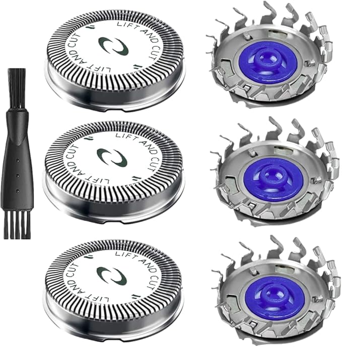 HQ56 Replacement Shaver Heads for HQ3 HQ4 HQ55 HQ56 HQ6,Replacement Shaver Head Compatible with Philips Norelco HQ300 HQ442 HQ916 HS190 HQ6990 Electric Shavers etc.