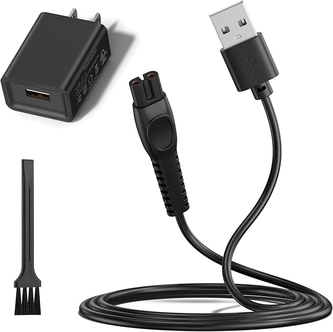 5V Fast Charger for Philips Norelco Newer Model 3900 2400, Wet & Dry Shaver Newer Series 2000 5000 7000 3000 QP2724 QP2834 QP1924, MG7910 MG5910 MG9510 Philips Oneblade 360 Trimmer Electric Shaver