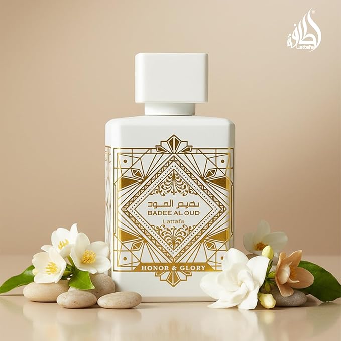 Lattafa Bade'e Al Oud Honor & Glory - Fruity, Vanilla, Warm Spicy, Woody - Eau de Parfum Long-Lasting Fragrance for Unisex, 3.40 Ounce / 100 ml | Unisex