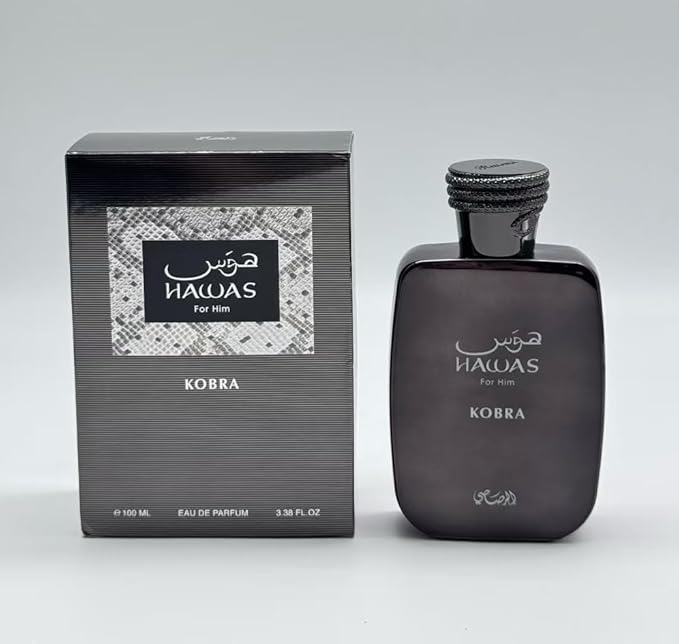 MISHAO Hawas KOBRA for Men Eau de Parfum Spray 100ML,hawas cologne for men
