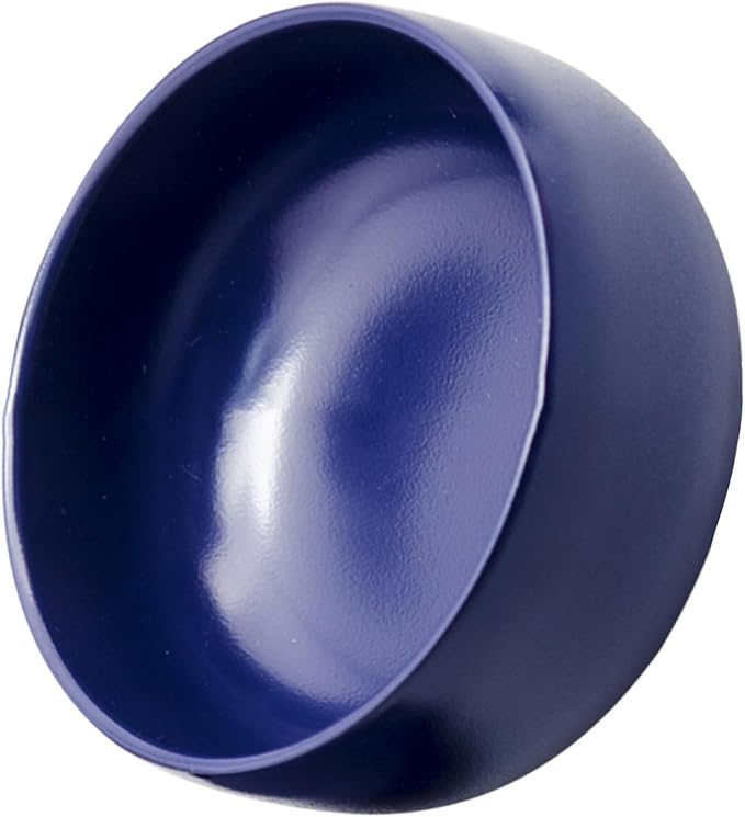 Yinhing Stainless Steel Shaving Bowl with Lid,Blue Shaving Mug for Shave Cream and Soap Blistering,Unbreakable Shaving Cup for Wet Shaving