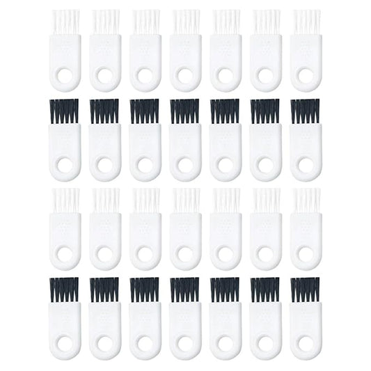 30pcs Electric Shaver Cleaning Brush Razor Cleaner Tool White and Black Bristles for Men’s Shaving Razor Maintenance and Hygiene