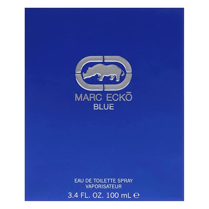 Marc Ecko Blue for Men Eau de Toilette Spray, 3.4 Ounce