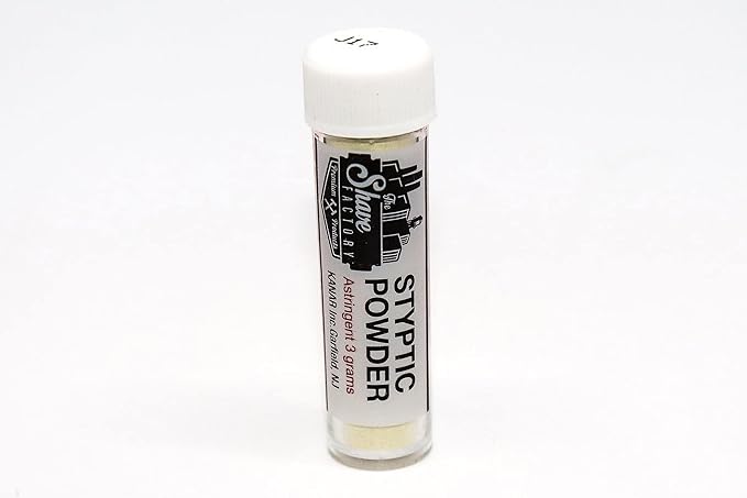 The Shave Factory Neck Relief Styptic Powder, 3gr, 24 Pcs Display, 3 Gram