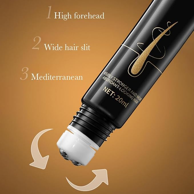 Hair Regrowth Serum.Roll on Hair Treatment For Anti Hair Loss,Supporting More Resilient Hair (1 Pcs)