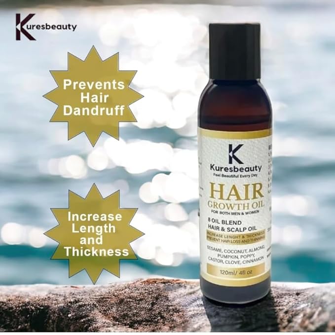kuresbeauty growth hair oil
