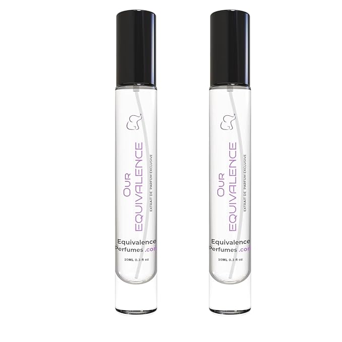 Equivalence Baccarrat 54O Extrait spray Perfume Oil – Long Lasting 12-14 Hour Unisex Fragrance – 99% Match to Original Designer Scent – 10 ml Travel Bottle (Pack of 2) - Large Bottle Not Included