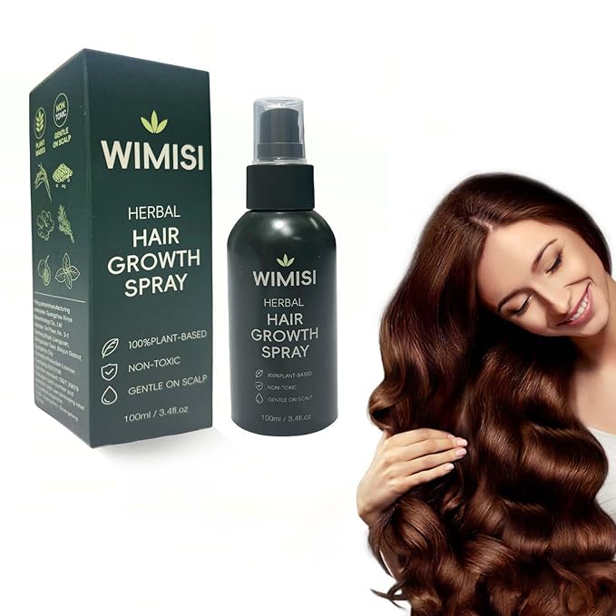 Hair Tonic Spray, Tónico para Cabello, Herbal Ginseng Hair Mist with Biotin & Keratin, Lightweight Daily Hair Care, Nourishing and Hydrating Spray for Men & Women, Non-Greasy Hair Strengthening Mist