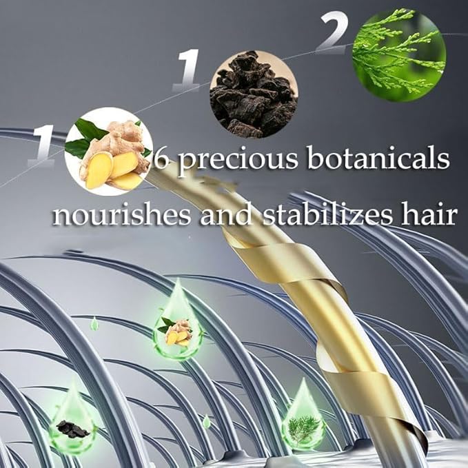 Anti-Hair Loss and Hair Growth Solution, Anti Loss Hair Conditioner, Herbal Hair Care Serum (3 Pcs Set)