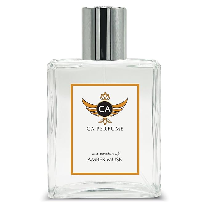 CA Perfume Impression of Amber Musk For Unisex Amber Fragrance Long Lasting Perfume Eau De Parfum 3.4 Fl Oz 100ml