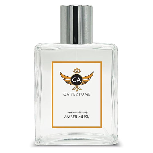 CA Perfume Impression of Amber Musk For Unisex Amber Fragrance Long Lasting Perfume Eau De Parfum 3.4 Fl Oz 100ml
