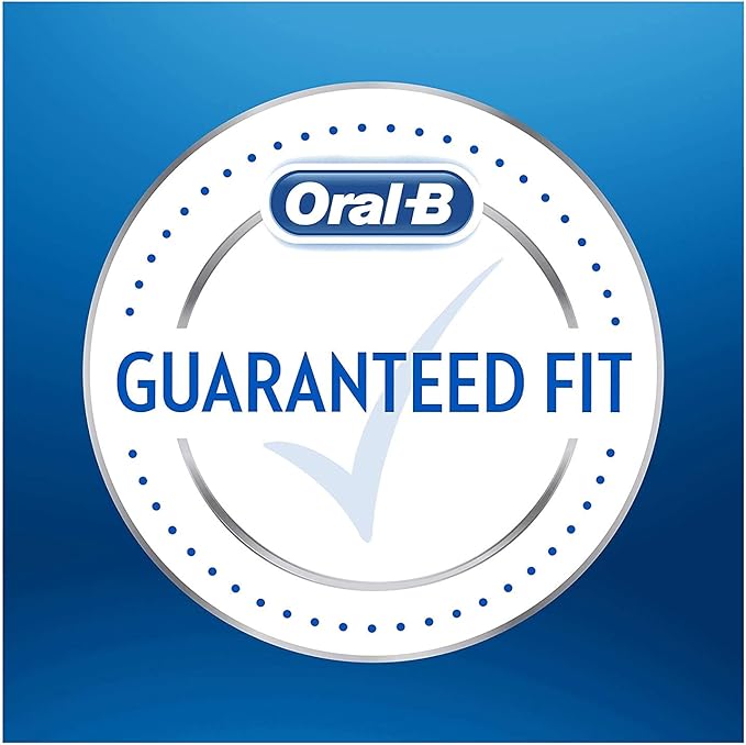 Oral-B Genuine CrossAction Replacement Black Toothbrush Heads, Refills for Electric Toothbrush, Angled Bristles for up to 100 Percent More Plaque Removal, Pack of 4