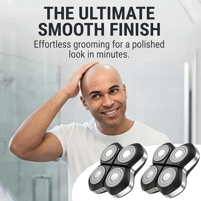 Compatibel with Freebird Pro Replacement Blades,2Pack Compatible with Freebird FlexSeries Pro Electric Head & Body Shaver,Precison and Smooth Shaving.
