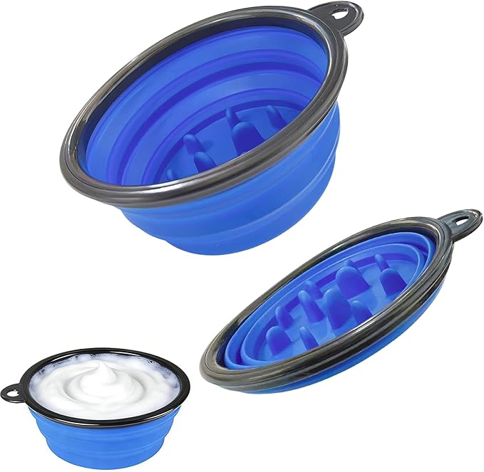 Foldable Shaving Bowl, Silicone Shaving Soap Bowl for Shave Cream Soap, Shaving Cup for Wet Shave for Men Easy to Carry