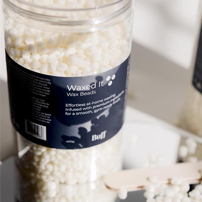 Waxed It Hard Wax Beads for Hair Removal, Gentle Formulation for Silky Smooth Skin in All Areas, Ideal for Sensitive Skin, Designed for Use with neuBuff Collapsible Silicone Wax Warmer