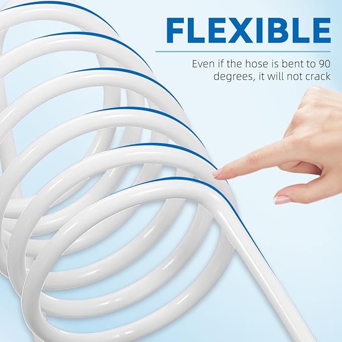 Replacement Water Flosser Hose Compatible with Waterpik Wp-100 Wp-660 Oral Irrigator Parts Easy Install Durable Dental Floss Tube for Home Use