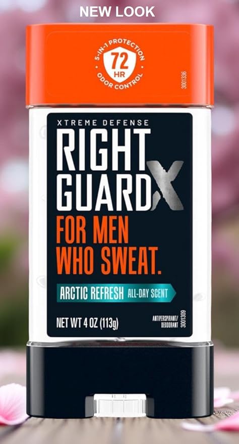 Right Guard Xtreme Defense Arctic Refresh Gel 4 Ounce Men