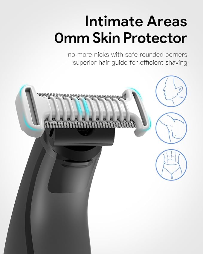 Guard Combs Kit 6PC with 0/3mm Body Comb, 1/2/3/5mm Bi-Directional Guide for O Blade QP2724 QP2834 QP2520/30 QP2620/30 and Pro Series, Electric Shaver Attachments Oblade Accessories