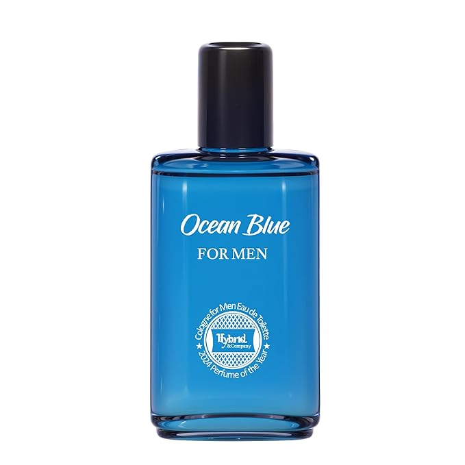 Hybrid & Company Ocean Blue For Men Eau De Toilette Vaporisateur Natural Spray 3.4 Fl Oz