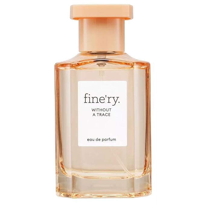Fine'ry Floral Skin Musk Perfume - Without a Trace, for Women & Girls - Orange Neroli Blossom, Cedarwood & Suede Musk - Full Size Long-Lasting Hair & Body Cologne Parfum Fragrance (60mL)