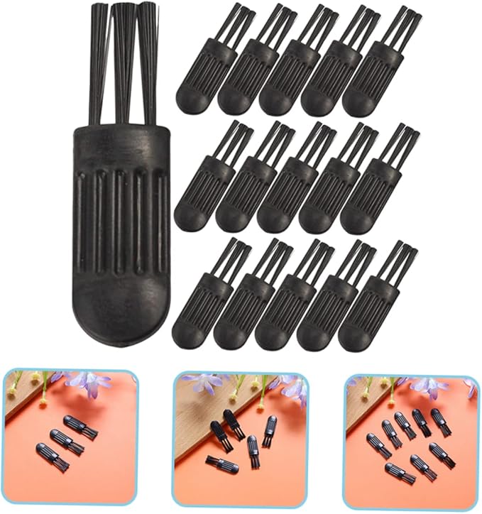 FRCOLOR 500pcs Mini Shaver Cleaning Brush Removal Tool for Hard Reach Areas for Grooming Machines Keyboards and More