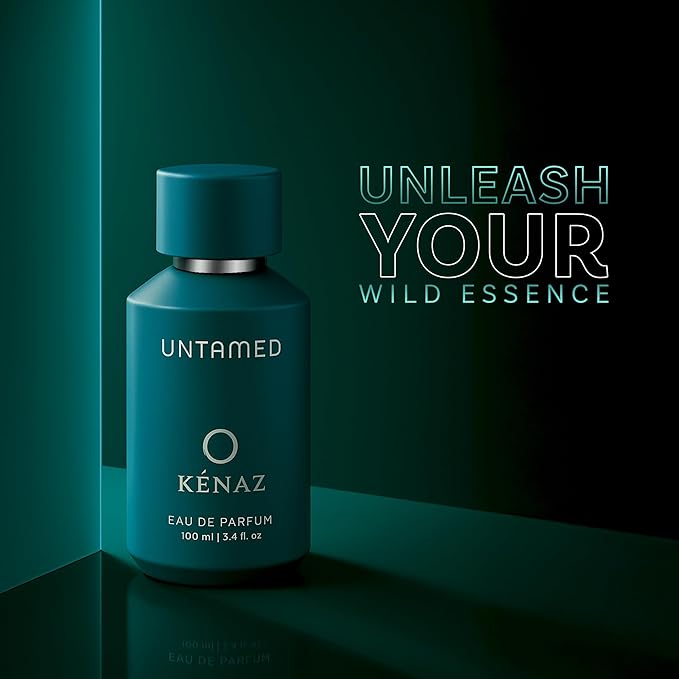 UNTAMED | Men's Fragrance | Perfume for Men | Aquatic top note | 100 ml pack | 3.4 Fl. Oz. | Fresh, Aromatic, and Fougere fragrance | Gift for Men | Eau de Parfum EDP