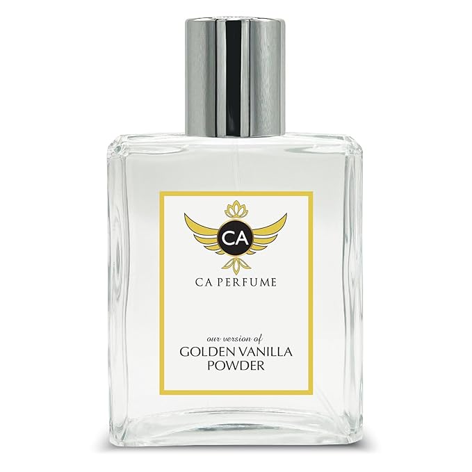 CA Perfume Impression of Golden Vanilla Powder For Unisex Fragrance Long Lasting Perfume Eau De Parfum 3.4 Fl Oz 100ml