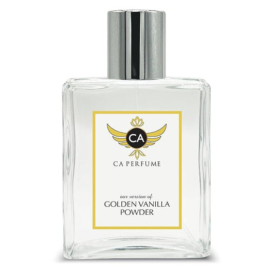 CA Perfume Impression of Golden Vanilla Powder For Unisex Fragrance Long Lasting Perfume Eau De Parfum 3.4 Fl Oz 100ml