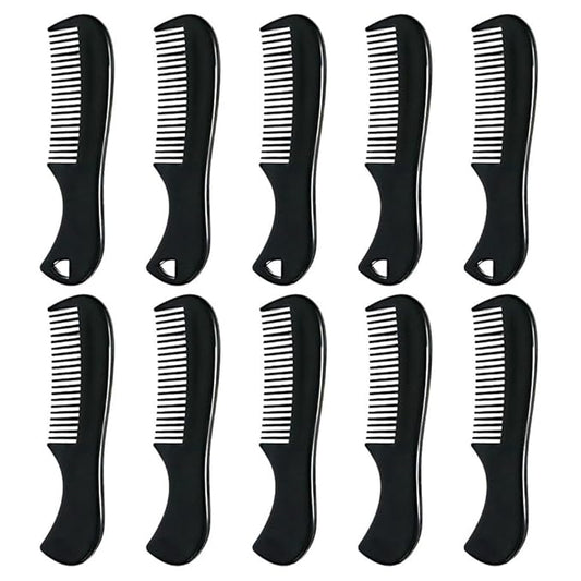 Beard Comb for Men: Mini Hair Comb - 10Pcs Mustache Beard Plastic Pocket Sized Hairdressing