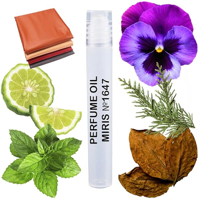 MIRIS No. 1647, Inspired by Gu by Gu Pour Homme 2008, Long-Lasting Perfume Oil for Men Roll-On, Rollerball 0.34 Fl Oz / 10 ml