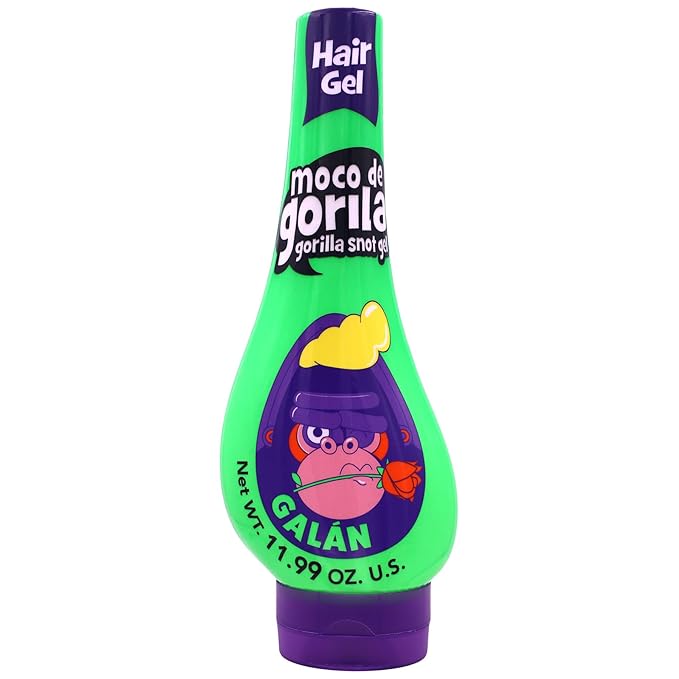 Moco de Gorila Galan Hair Styling Gel, Reactivatable with water, Long-lasting Hold, 3-Pack of 11.99 Oz Each, 3 Squeezable Bottles