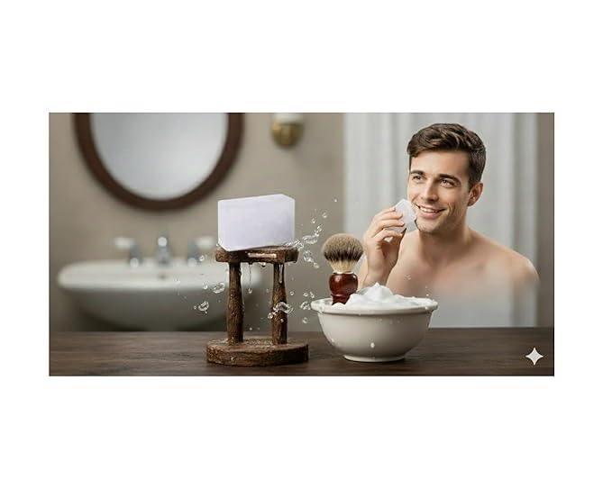 Alum Block for Men & Women | Traditional Shaving Alum Stone | Unscented | For Shaving & Daily Grooming Use | Pack of 3 (100 g Each)