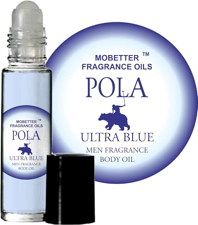 MOBETTER FRAGRANCE OILS Pola Ultra Blue Cologne Body Oil for Men (10ml Roll On)