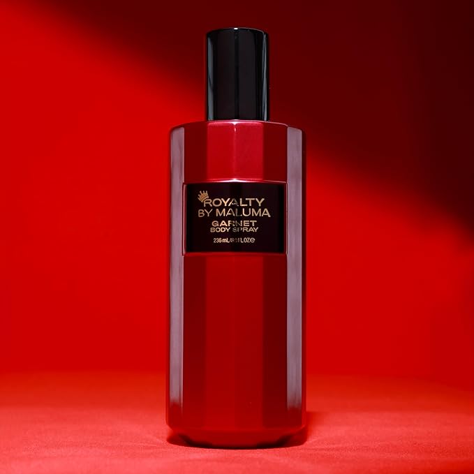 Garnet Body Spray for Men, 8 oz - Bold and Vibrant Perfume for Men - Fougere Woody Fragrance - Top Notes of Lavender and Baies Rose - Ideal Gift for Men