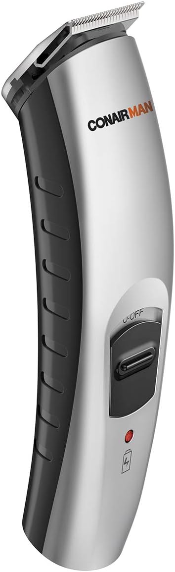 ConairMAN All-in-One Beard Trimmer for Men for Face, Nose and Ear Hair Trimmer, 12 piece Men's Grooming Kit, Cordless/Rechargeable