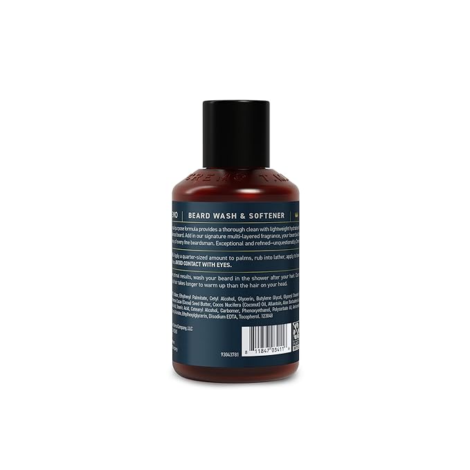 Cremo Palo Santo (Reserve Collection) Beard Wash & Softener, Moisturizes, Styles and Reduces Beard Itch for All Lengths of Facial Hair, 6 Fluid Oz