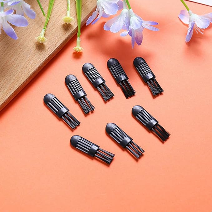 SOLUSTRE 100pcs Electric Shaver Cleaning Brushes Replacement Nose Hair Trimmer Brush Multipurpose Plastic Beard Clipper Cleaning Tool for Men’s Grooming and Facial Hair Maintenance