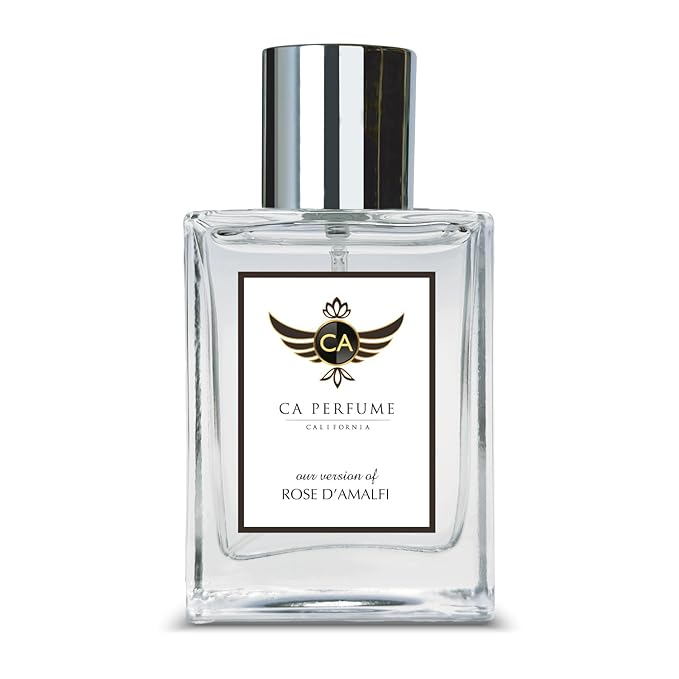 CA Perfume Impression of Rose D'amalfi for Women and Men Long Lasting Unisex Fragrance Eau De Parfum 1.7 Fl Oz 50ml