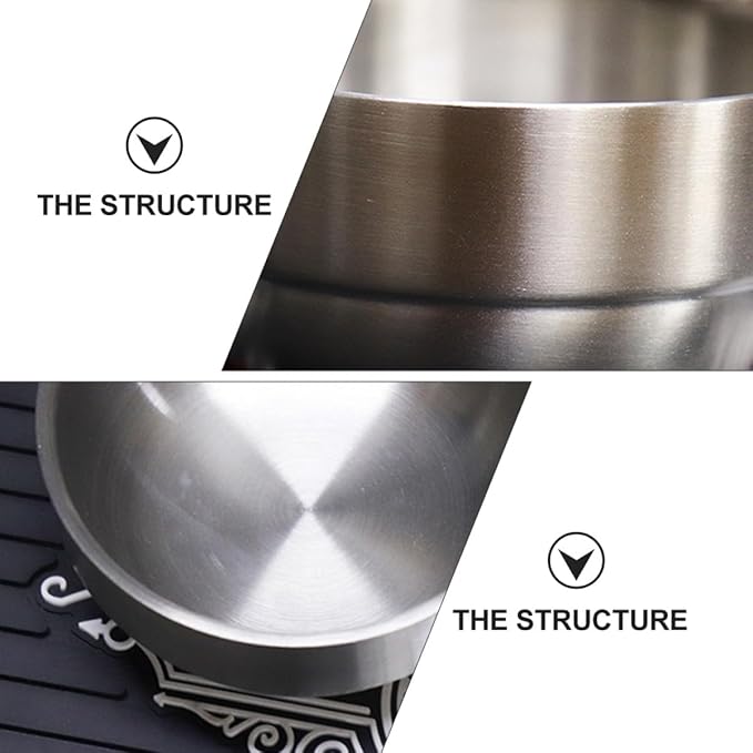 Beaupretty Stainless Steel Shaving Soap Bowl with Lid Grooming Shaving Cup for Men’s Beard Styling and Face Cleaning