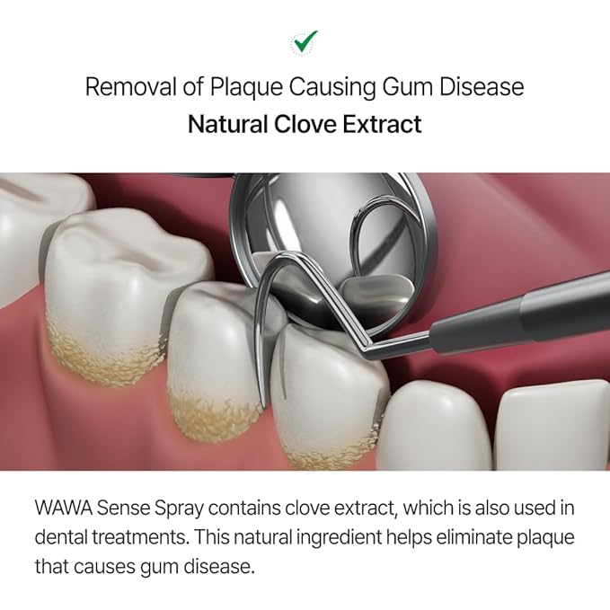 ROROBELL Wawa Sense Spray Oral Care Mouth Freshener Fights Bad breath ((1/3 Fl Oz (Pack of 1)))