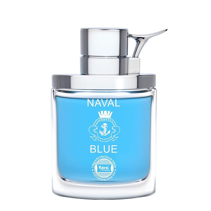 Hybrid & Company Naval blue For Men Eau De Toilette Vaporisateur Natural Spray 3.4 Fl Oz