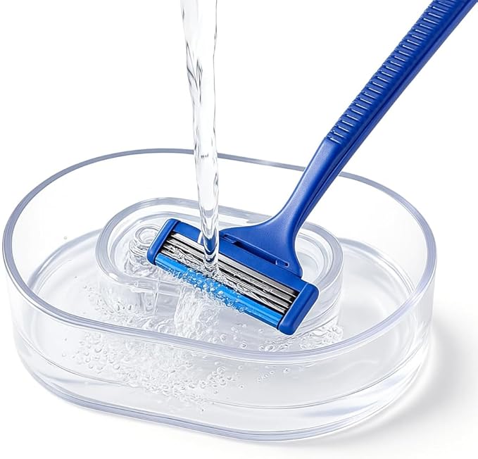 Razor Rinser - Ultimate Razor Rinser for Men - The Clean Shave Razor Rinser Cleaner for Shaving Razors - Razor Blade Cleaner with Safety Razor Attachment - Ideal Shaver Blade Cleaning Device