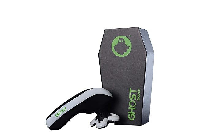 Ghost Shaver Electric Razor - Wet/Dry 5 Head Cordless USB/C Type Plug Rechargeable Rotary Shaver