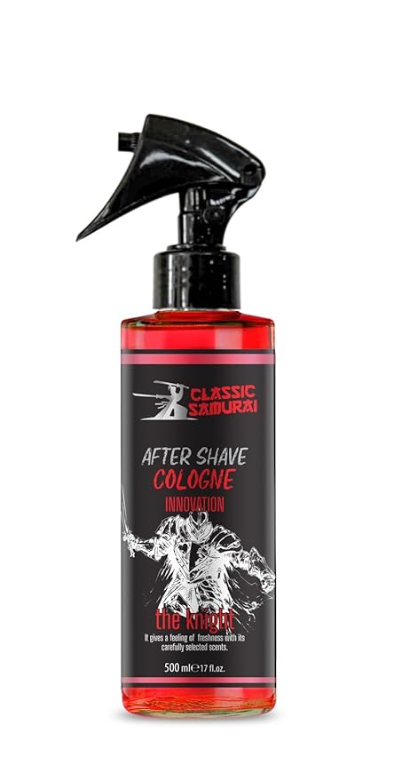 After Shave Barber Cologne Innovation, Men's Eau de Cologne, The Knight, 500ml- 17 fl oz