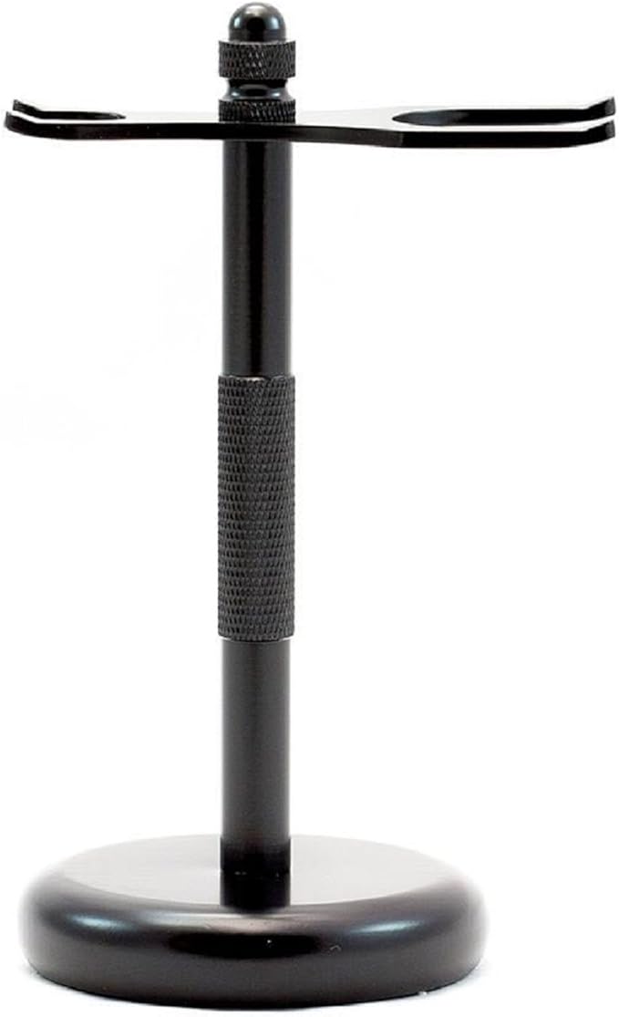 Fendrihan Black Anodized Safety Razor Stand to Prolong the Life of Your Shaving Brush