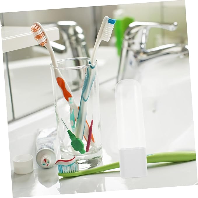 Elegant Travel Flosser Tip Cover Portable Flosser Nozzle Storage Box Easy Access for Electric