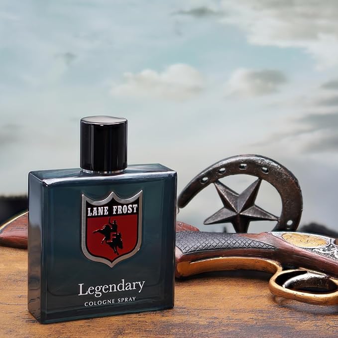 Lane Frost Legendary Cologne for Men - Orignal Western Scent for the Authentic Cowboy - Woodsy and Masculine Fragrance Spray - Long-Lasting Manly Cologne with Cedarwood and Musk Notes